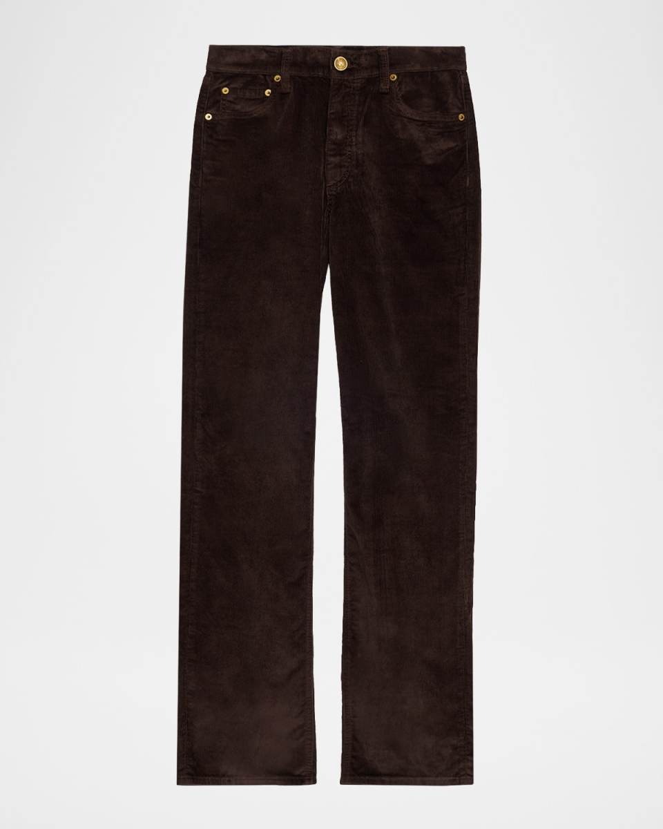 Harlow Mid-Rise Full Straight Jeans